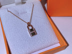 [⭐JeweliWhal]HM ADVANCED NICHE LOCK HEAD NECKLACE DIAMONDS