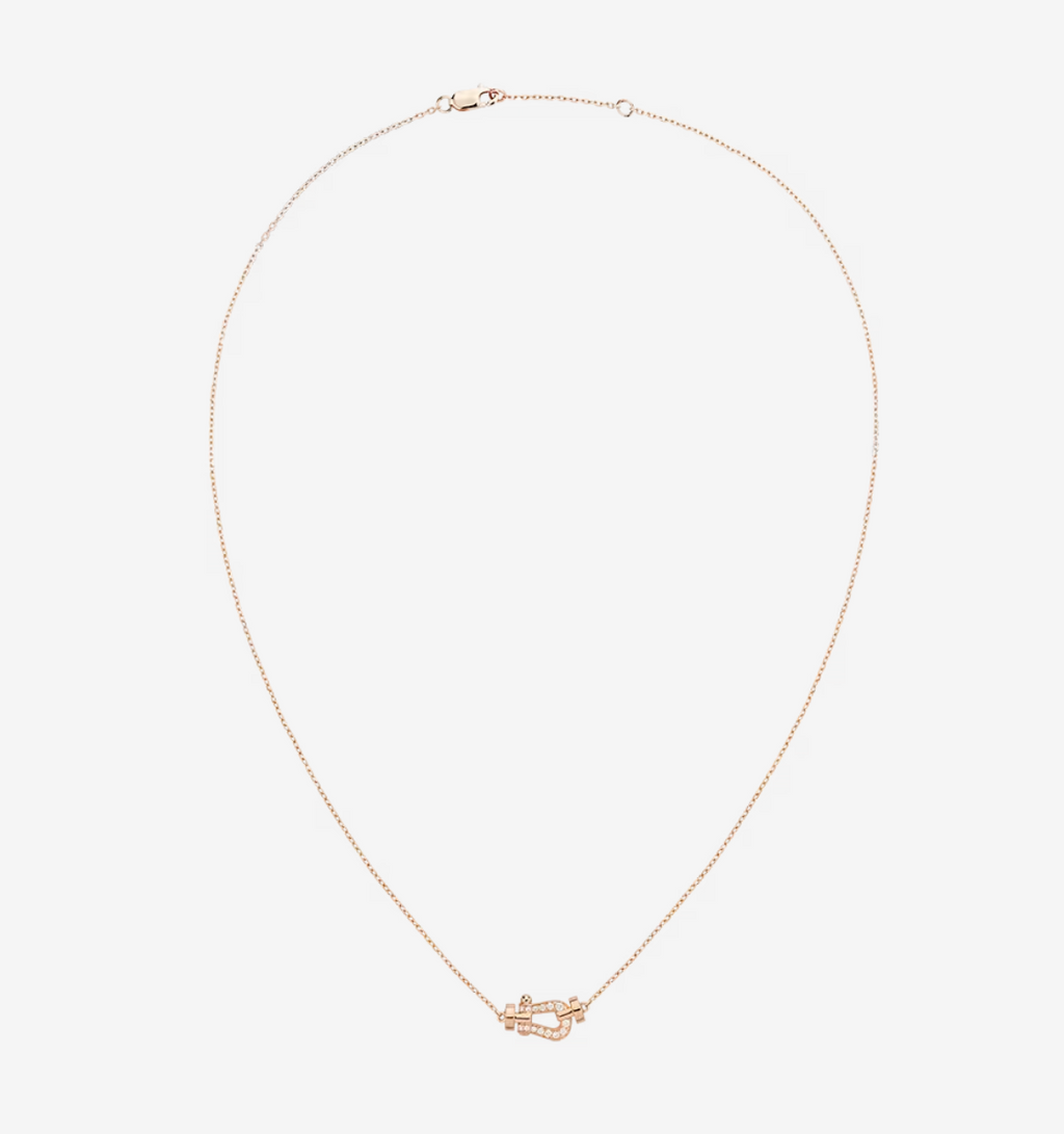 [⭐JeweliWhal]FORCE 10 DIAMOND PINK GOLD NECKLACE MINI MODEL