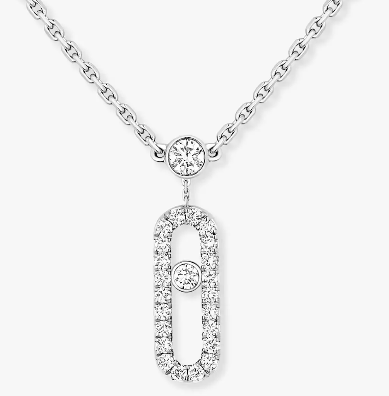 [⭐JeweliWhal] MS Double-Circle Full-Diamond Necklace