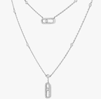 [⭐JeweliWhal] MS Double-Circle Full-Diamond Necklace
