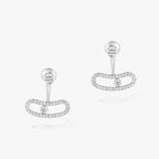 [⭐JeweliWhal]MOVE UNO SILVER DIAMOND EARRINGS