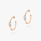 [⭐JeweliWhal]CREOLES MOVE UNO PM DIAMOND EARRINGS