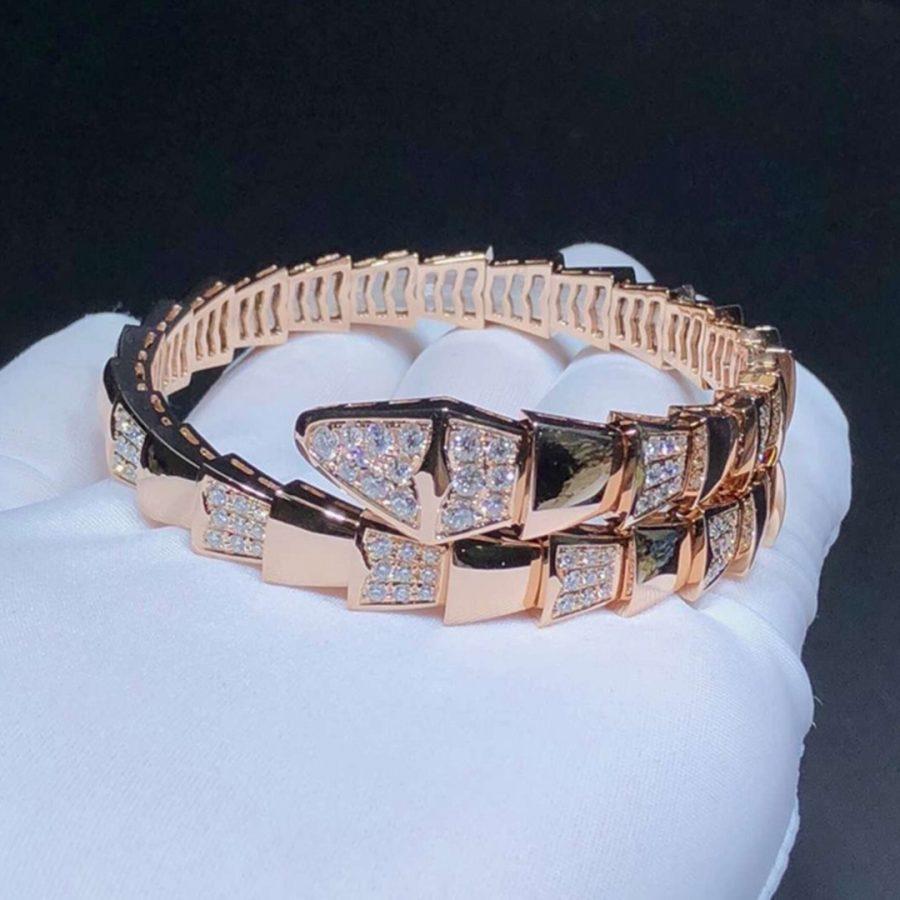 [⭐JeweliWhal]SERPENTI BRACELET PINK GOLD DIAMOND