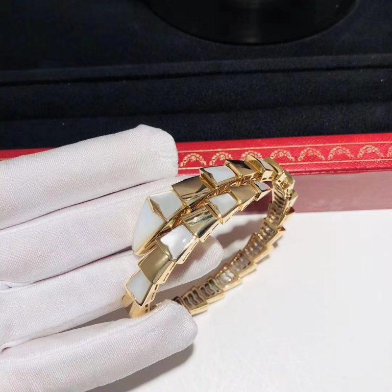 [⭐JeweliWhal]SERPENTI BRACELET MOP GOLD