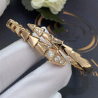 [⭐JeweliWhal]SERPENTI BRACELET DIAMONDS PINK GOLD