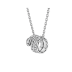 [⭐JeweliWhal]SERPENTI  NECKLACE DOUBLE RING DIAMOND