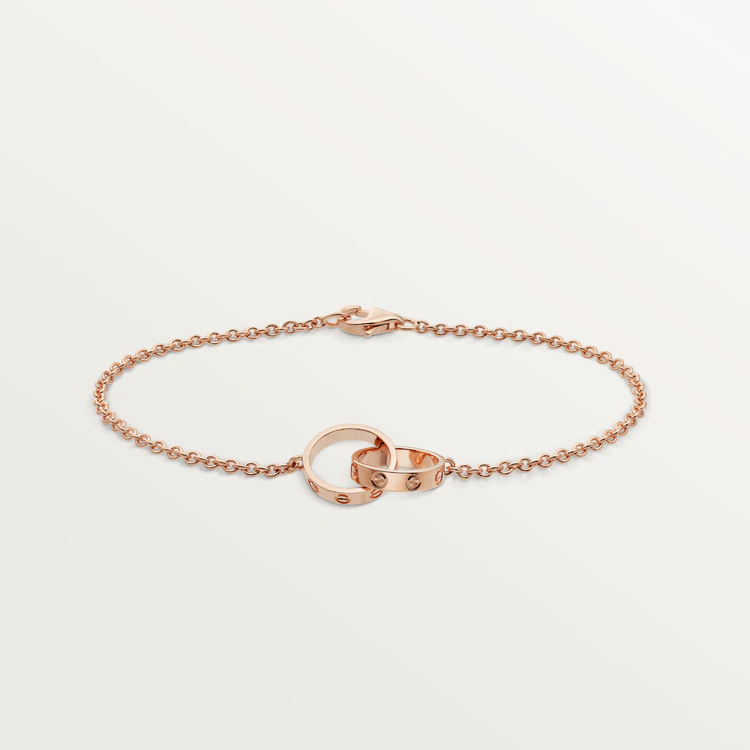 [⭐JeweliWhal]LOVE BRACELET DOUBLE RING