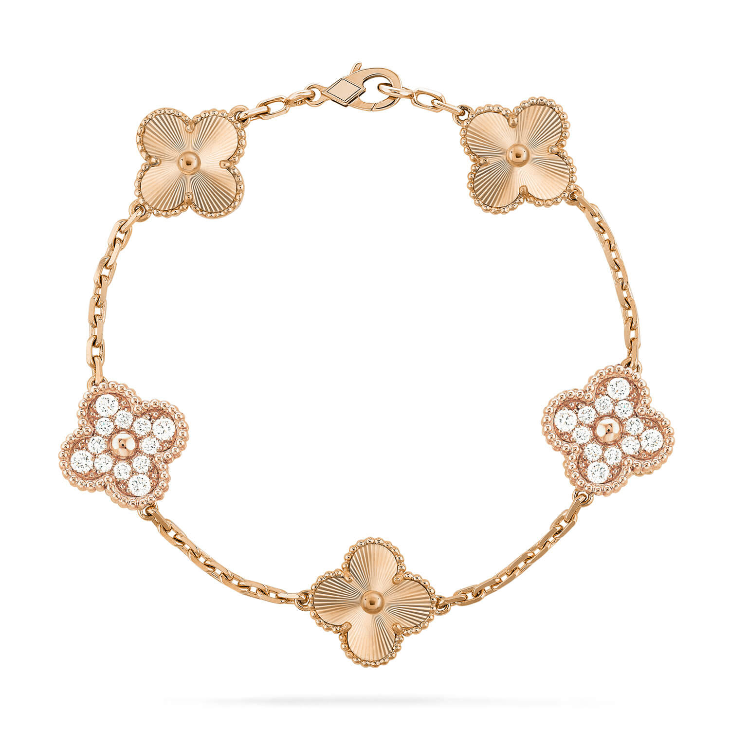 [⭐JeweliWhal] CLOVER 5 MOTIF LASER BRACELET COLLECTION
