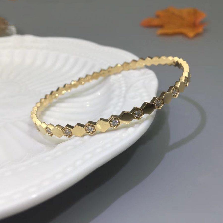 [⭐JeweliWhal]BEE LOVE GOLD DIAMOND BRACELET