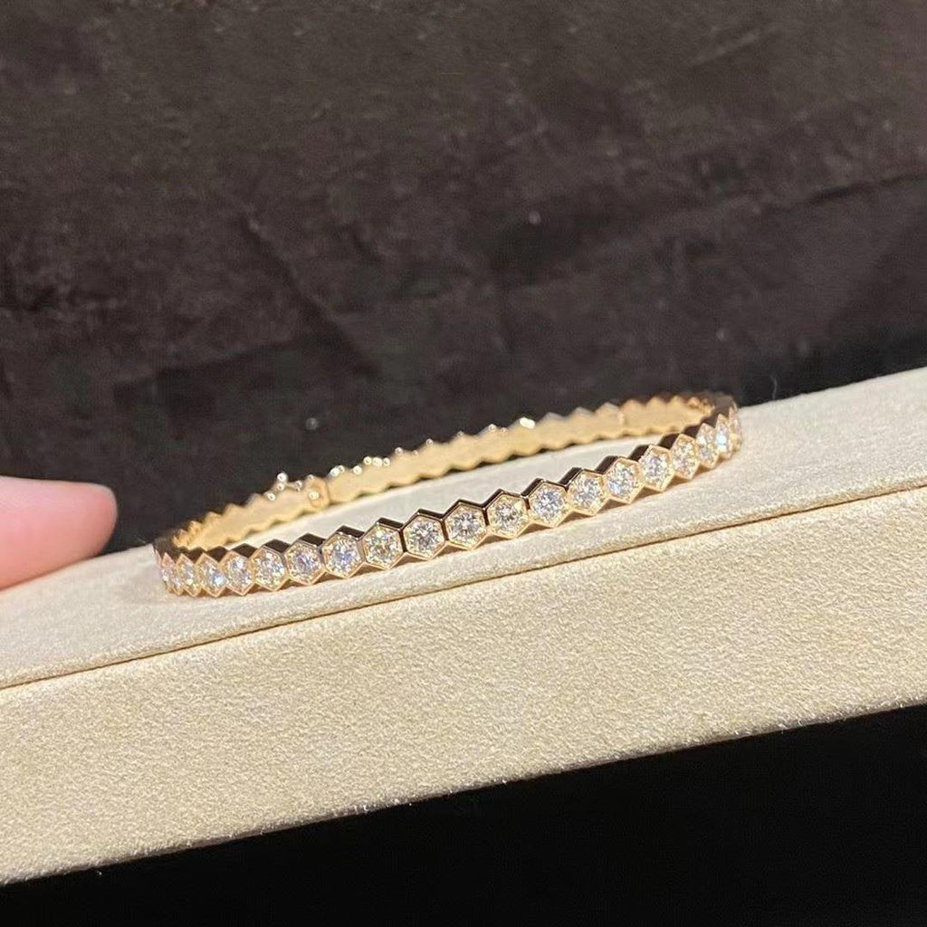 [⭐JeweliWhal]BEE LOVE GOLD BRACELET FULL DIAMOND