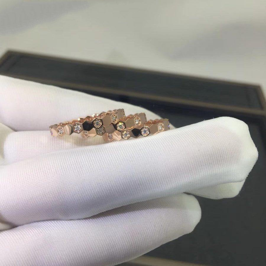 [⭐JeweliWhal]BEE LOVE RING PINK GOLD DIAMOND