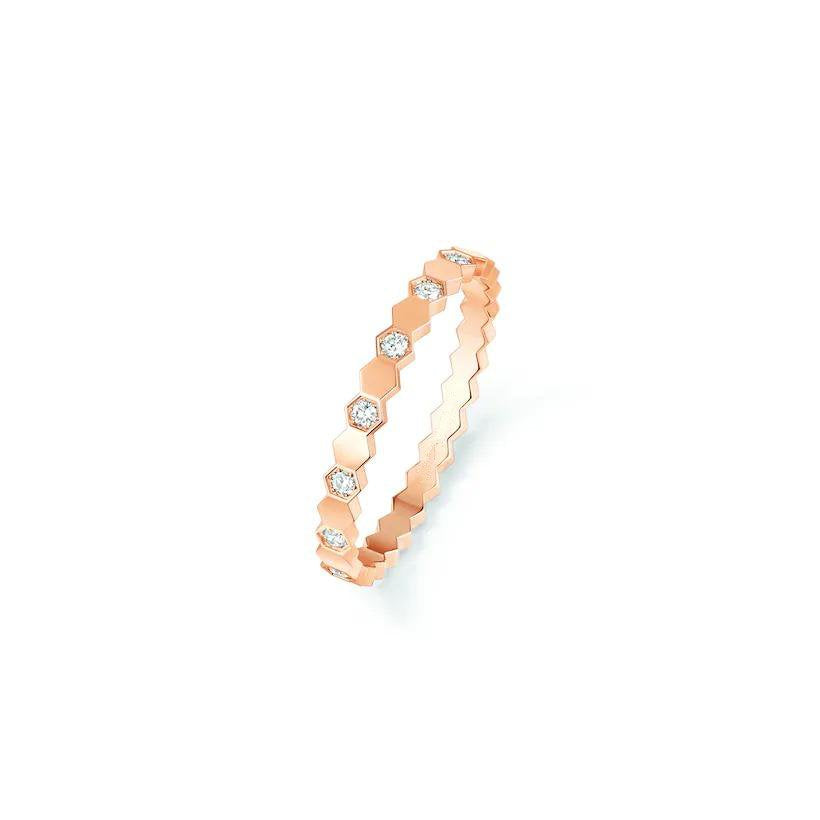 [⭐JeweliWhal]BEE LOVE RING PINK GOLD DIAMOND