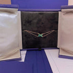 [⭐JeweliWhal]JEUX BRACELET MALACHITE PINK GOLD 1 DIAMOND