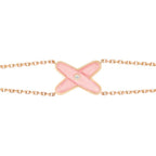 [⭐JeweliWhal]JEUX BRACELET PINK MOP PINK GOLD 1 DIAMOND