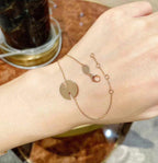 [⭐JeweliWhal]JEUX DE BRACELET MOP PINK GOLD DIAMONDS