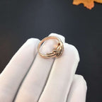[⭐JeweliWhal]JEUX DE PINK GOLD DIAMOND RING