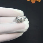 [⭐JeweliWhal]JEUX DE SILVER DIAMOND RING