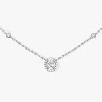[⭐JeweliWhal]Diamond Necklace 0,20ct Brilliant Shape Joy
