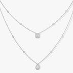 [⭐JeweliWhal]Diamond Necklace My Twin 2 Rows