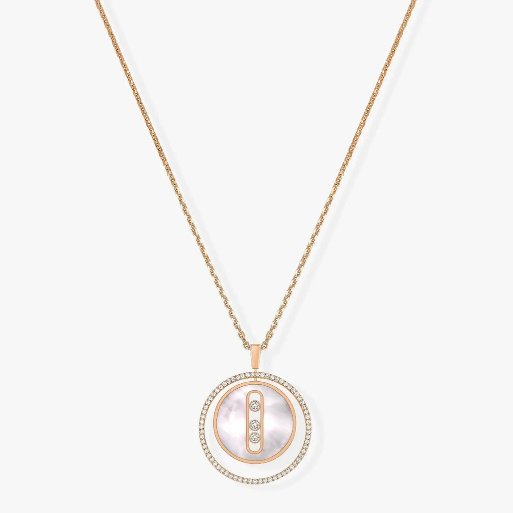 [⭐JeweliWhal]Demo MOVE MM NACRE BLANCHE DIAMOND NECKLACE