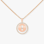 [⭐JeweliWhal]Demo MOVE PM NECKLACE PINK GOLD DIAMOND