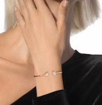[⭐JeweliWhal] M Delicate Double-Diamond Bracelet