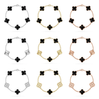 [⭐JeweliWhal] CLOVER 5 MOTIF PULSAR STONE BRACELET COLLECTION