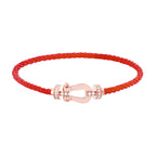 [⭐JeweliWhal]FORCE 10 HALF DIAMOND PINK GOLD RED CORDERI LARGE AND MEDIUM MODEL