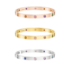 [⭐JeweliWhal] 2026 RAINBOW LOVE BRACELET 6.1MM  10 DIAMONDS