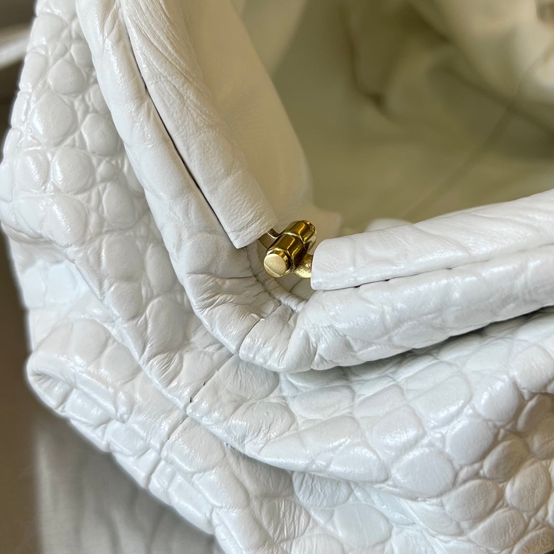 ミニポーチ 22cm プラスターカーフスキン