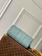 KEEPALL BANDOULIÈRE 25 BAG IN MISTY LAKE GREEN MONOGRAM TAURILLON CALFSKIN