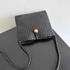 ボッテガ・ヴェネタ 25S トスカ バッグ 19インチ ブラック カーフスキン ゴールド金具