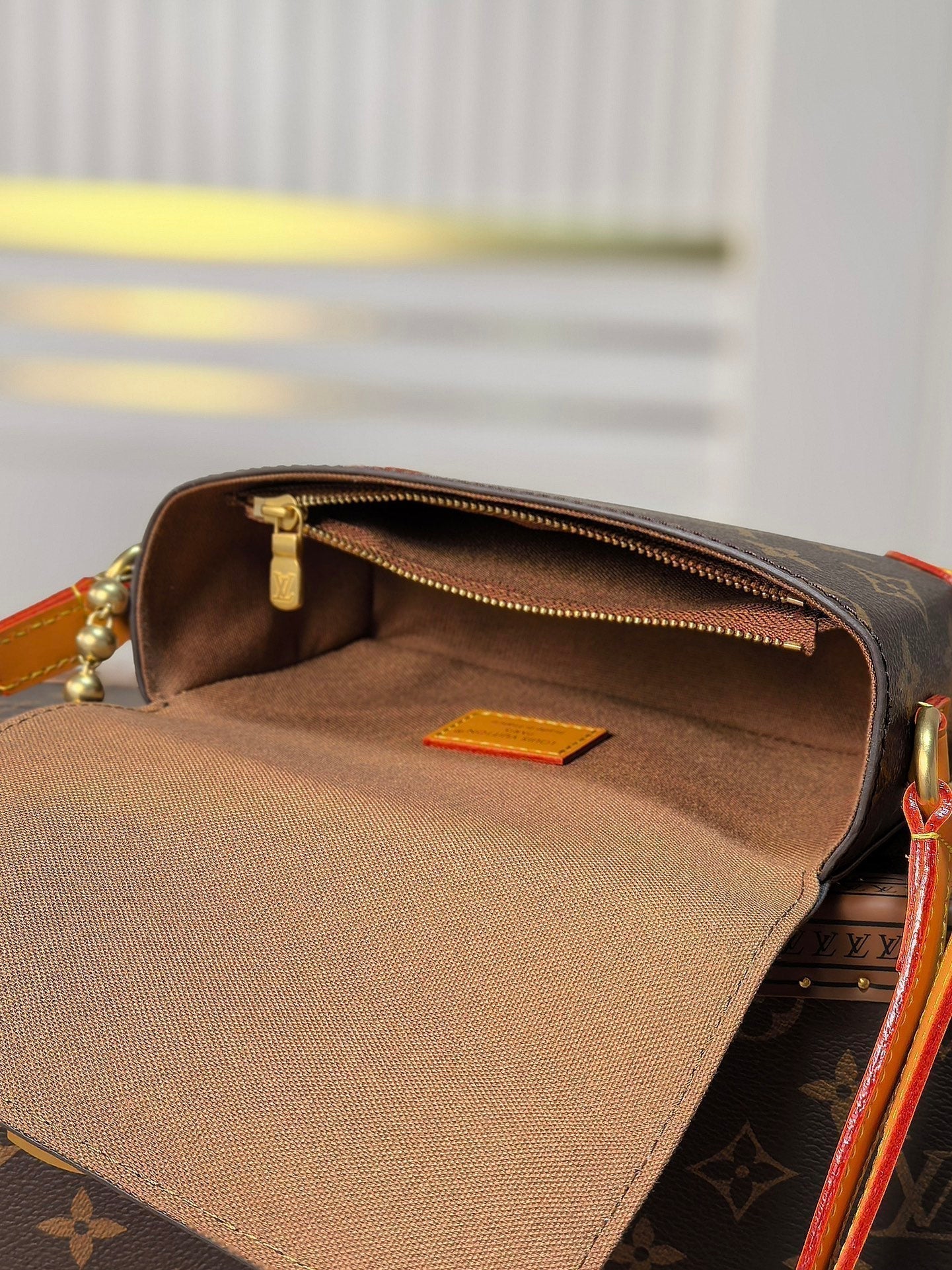 LV 25S ミニスチーマー 18インチ ダークブラウン キャンバス モノグラム ゴールド金具