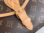 LV 25S KELLY 28 IN BROWN MONOGRAM COATED CANVAS LEATHER TRIM