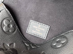 LV 25S MINI NANO DIANE 19 IN BLACK MONOGRAM EMPREINTE LEATHER GOLD HARDWARE
