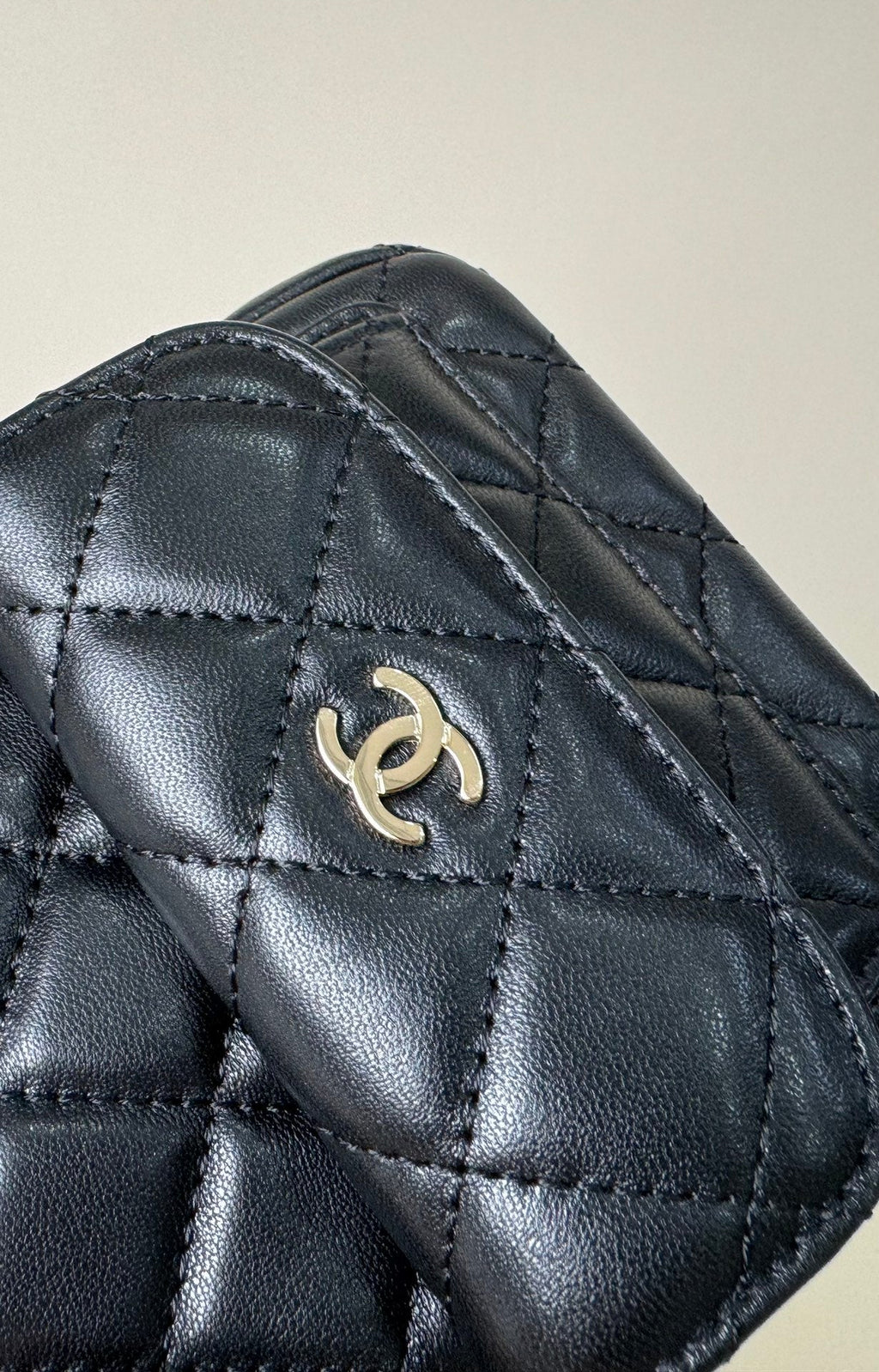 CC ミニ 18 バックパック ブラック ラムスキン ライトゴールド ハードウェア