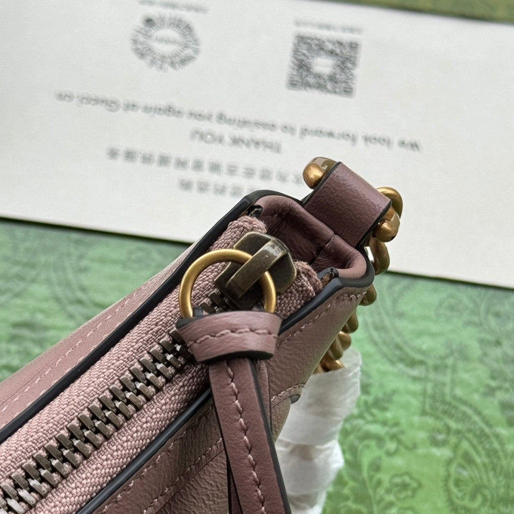 マーモント ショルダーバッグ 26 ヌードピンク カーフスキン