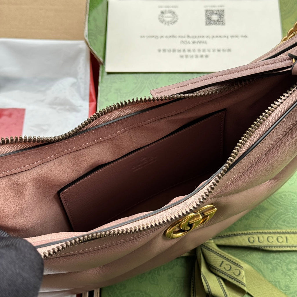 マーモント ショルダーバッグ 26 ヌードピンク カーフスキン