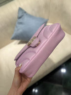 GGマーモント 26 ミディアム ショルダーバッグ ライトピンク カーフスキン