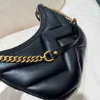 GG SMALL 26 MARMONT BAG IN BLACK CALFSKIN