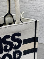 ブックトート 26インチ ホワイトミックスブラックキャンバス 226503