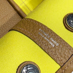 ガーデンパーティー 30cm イエロー トイレットペーパー コットンキャンバスとベージュ マルファカーフスキン