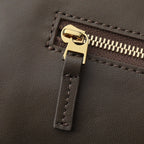 ボッテガ・ヴェネタ 25S ラージ アンディアモ 42 ダークブラウン カーフスキン ゴールド金具