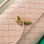 BV Long Clutch Andiamo 31 Pink Leather Ghw