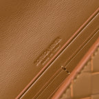 BV Long Clutch Andiamo 31 Tan Leather Ghw