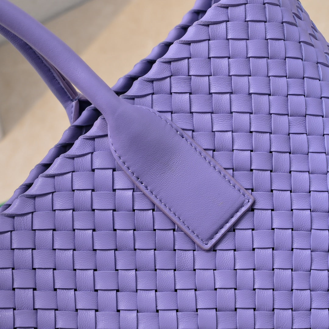 Large Cabat 45cm Purple Lambskin Ghw