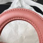 CC ケリー ミニ ショッピングバッグ 12インチ ダークピンク カーフスキン