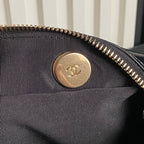 ボウリングバッグ 29インチ ブラック シャイニーカーフスキン ゴールド金具