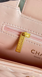 ケリー ショッピングバッグ 19インチ ライトピンク カーフスキン ゴールド金具