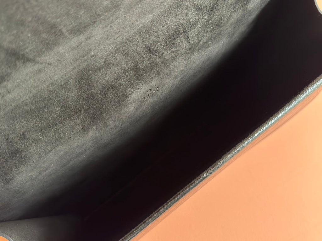 ディオニュソス ラグレ ショルダーバッグ 42 ブラック GG グロッシー ラムスキン